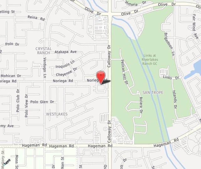 Location Map: 4927 Calloway Dr Bakersfield, CA 93312